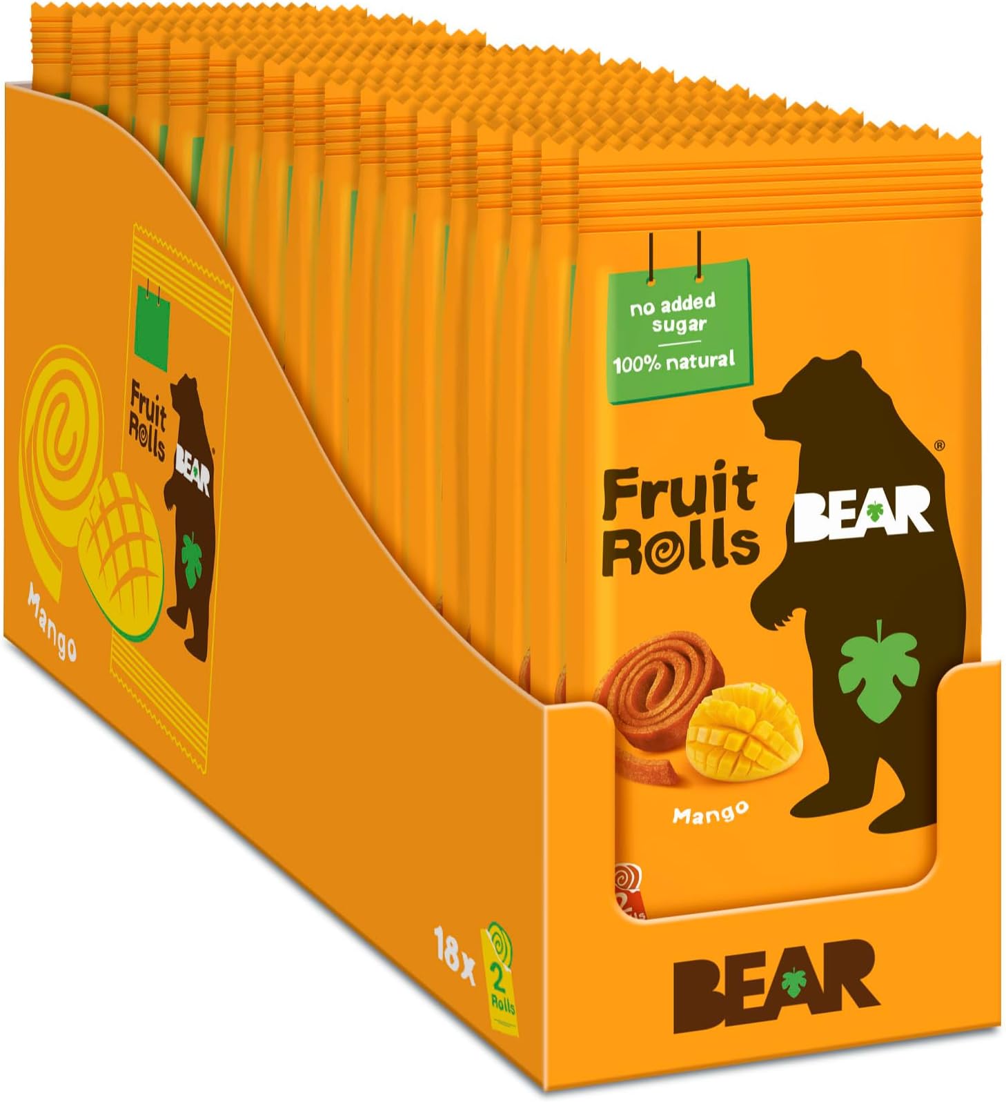 BEAR Fruit Rolls Mango 18 x 20g