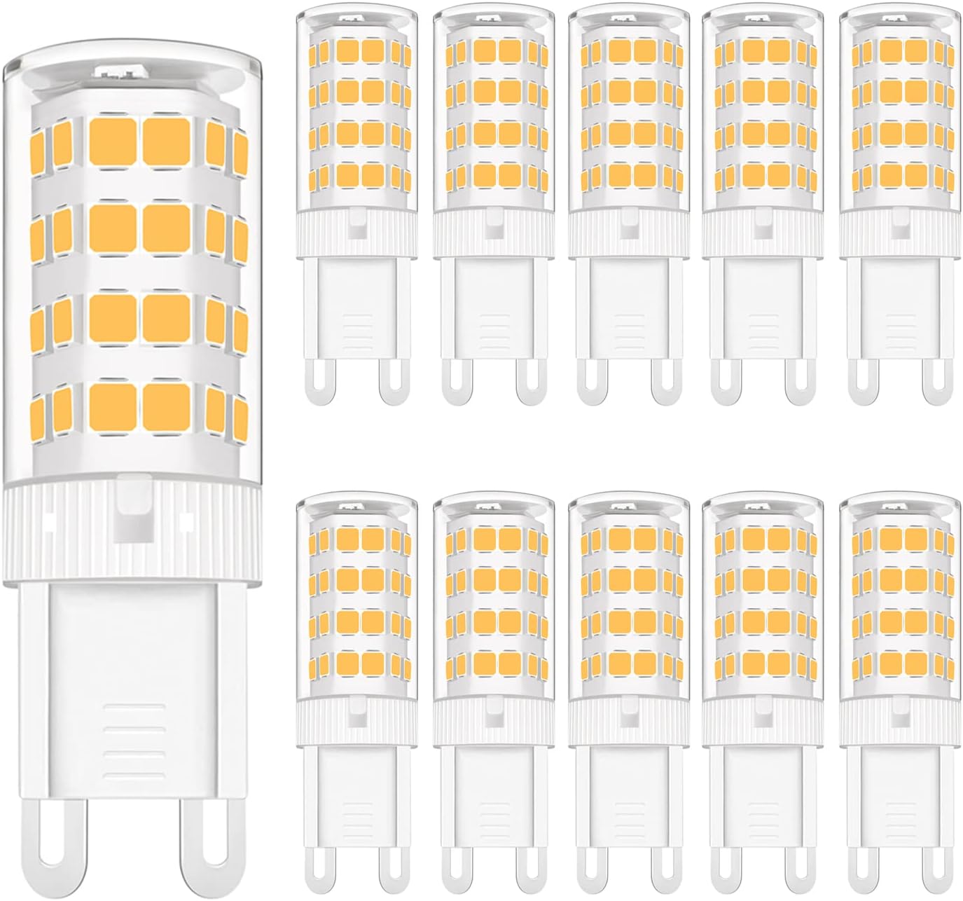 YUANHENLIZ G9 LED Light Bulbs Dimmable, 5W LED Small Corn Bulb Warm