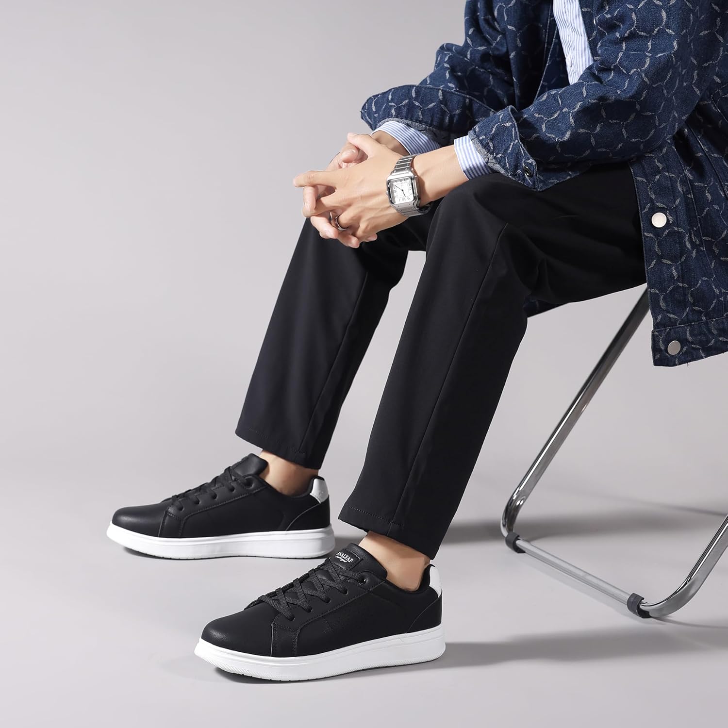 Mens Casual Shoes Fashion Dress Sneakers Classic Walking Shoes - Image 7