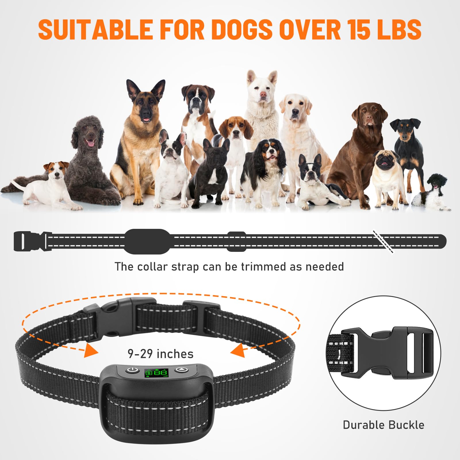 WZPET Collar Receiver, Only for KD-W3 Model Wired Dog Fence