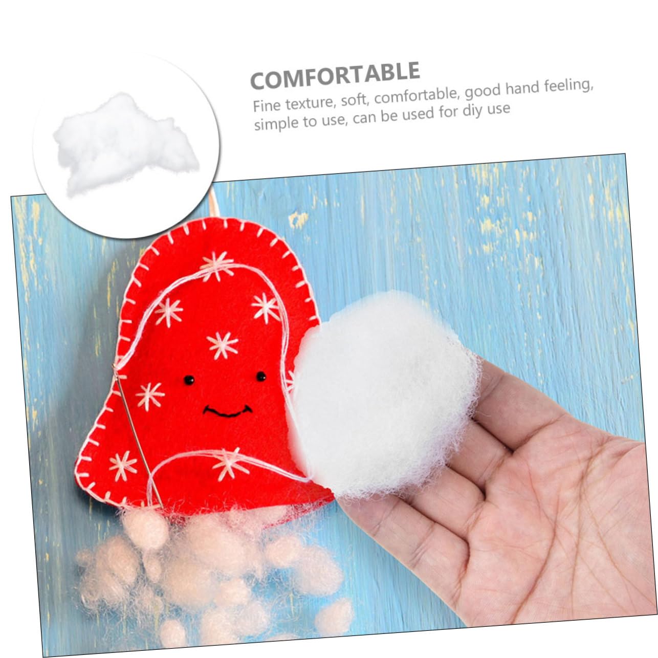NUOBESTY 4 Stück 1 Kissen Baumwolle Seide Sachen Warmer Hamster Tucker-tape Haustier Butyl Ratte Essen Kaninchen Hängematten Für Szenenlayout-schmuck Coop Polyester Weiß