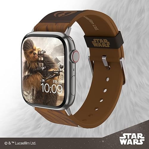 Miniatura 2 de MobyFox Star Wars Correa de reloj inteligente Samsung y Android con licencia oficial reloj no incluido