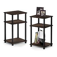 Furinno Tavolino da caffè, Rovere/Nero