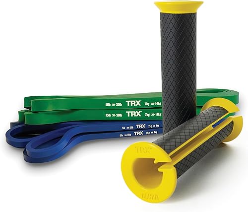 TRX Kit de entrenamiento bandido, juego de bandas de resistencia para entrenamiento en casa con bandas de resistencia de entrenamiento de fuerza y