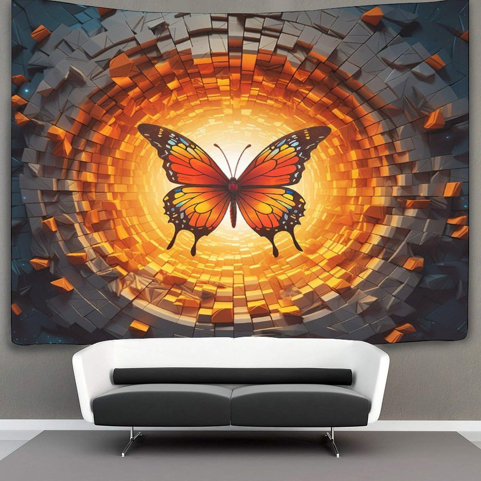 kaiyun Butterfly Tapestry Wall Hanging Bedroom Home Decor 180cmx230cm