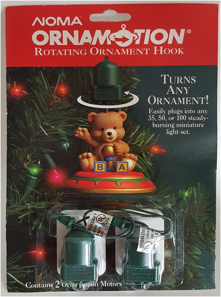 Vintage 1989 Noma Rotating Ornament Hook - 2 Pack