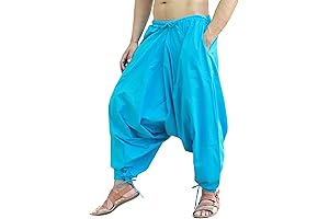 Blue Harem Pants: Comfort and Style in One