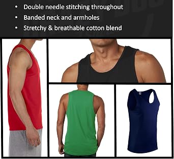 Worlds Okayest Muscles Tank Top Funny Flexing Gym Fitness Humor Workout Tee