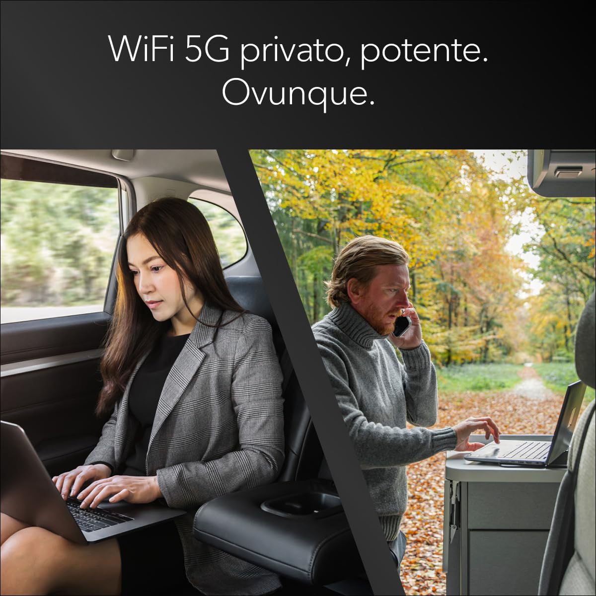 NETGEAR Nighthawk M7 Pro Router 5G con SIM, Modem portatile, Saponetta WiFi 5G per casa, Hotspot, roaming internazionale in 125 Paesi, WiFi 7, collega fino a 32 dispositivi (MR7450)