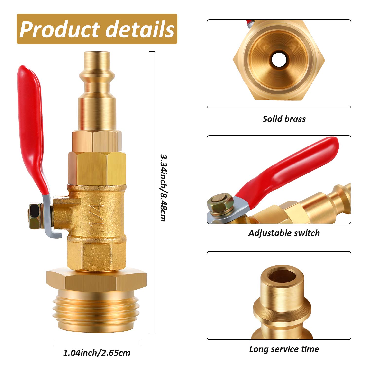RV Blowout Adapter - Winterize Plumbing -2