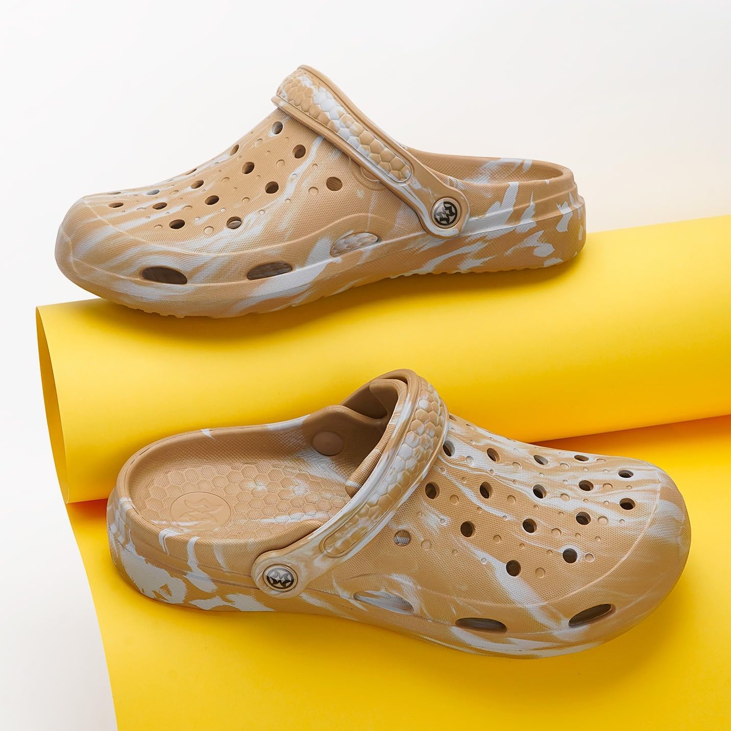 Gaatpot Men's Arch Support Garden Clogs 8.5-9 Women/7-7.5 Men Khaki image 2 of 5 B0DYDQXK4C