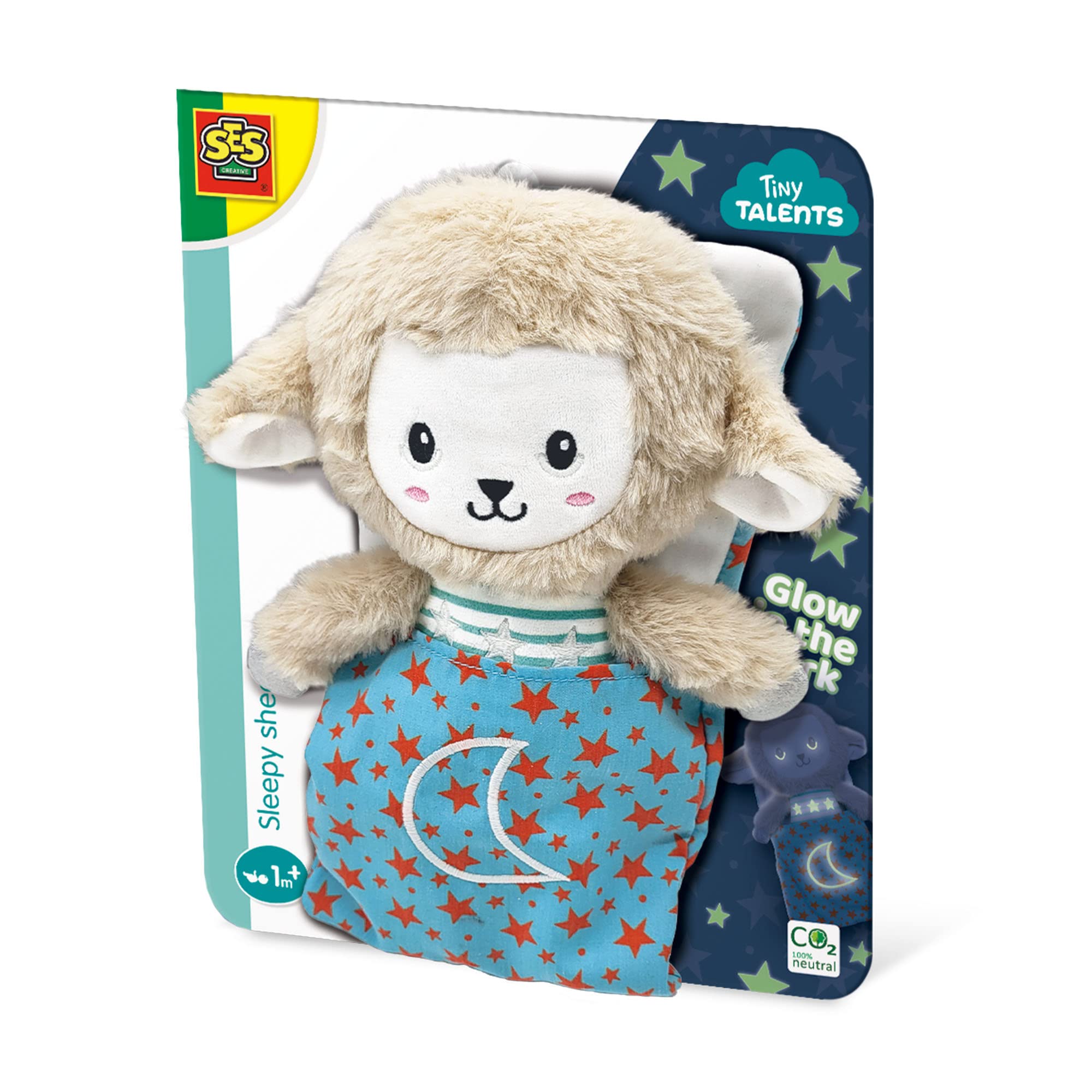 SES Creative Night Buddy Glow in the Dark Toy Sheep - Plush