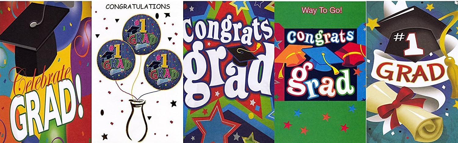 Assorted Graduation Greeting Cards 30 Pack