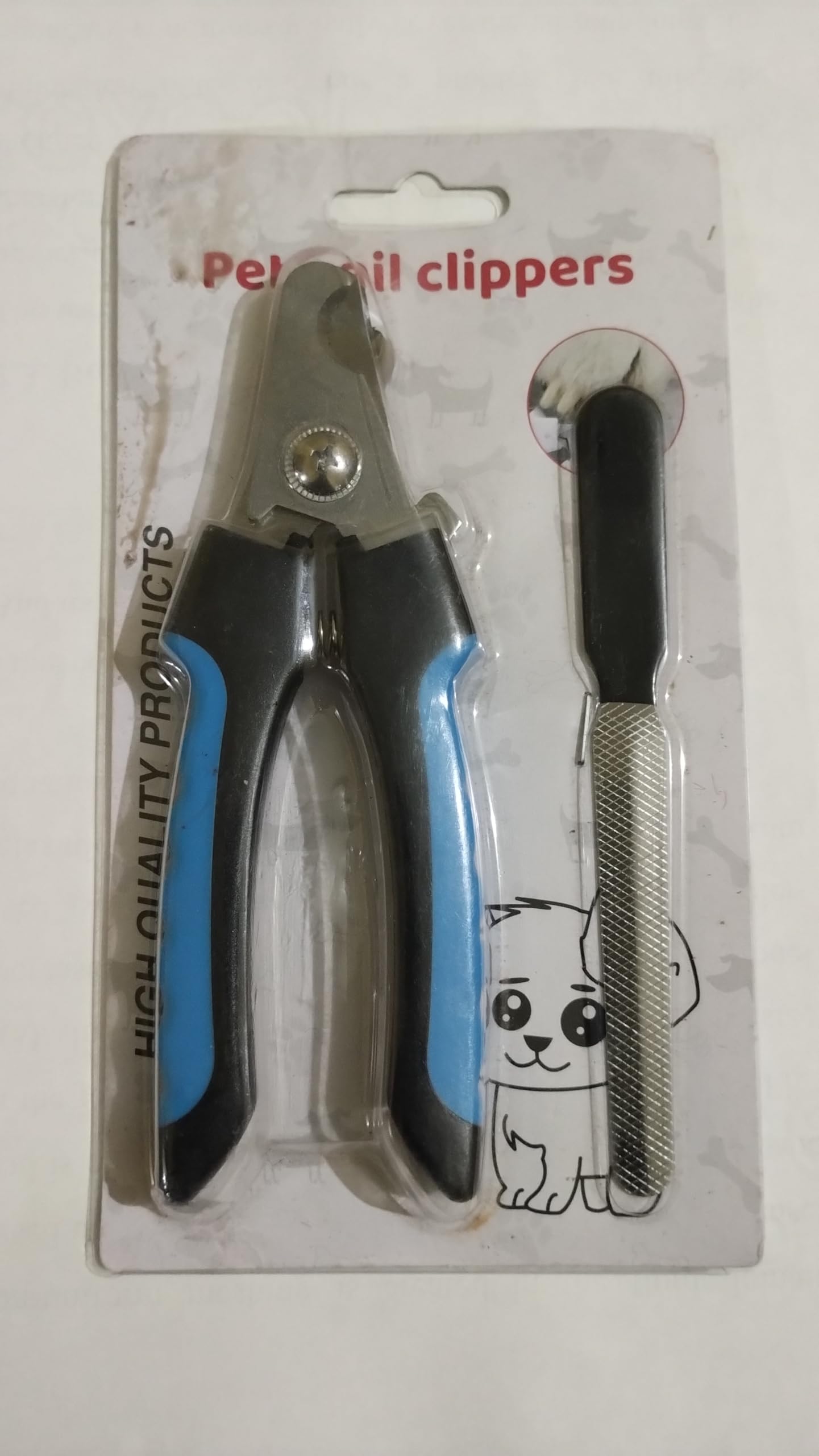 PET AND VET Dog Nail Cutter Clipper and Filer,Claw & Nails Clippers Grinder Grooming Trimmer for Small, Medium, Large Dogs and Cats, (multicolour) (LARGE SIZE) (B0D7WSNN21) Amazon Price History, Amazon Price Tracker