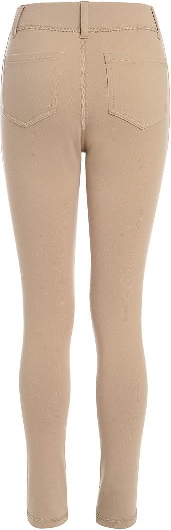 Izod Girls School Uniform Sensory-Friendly Jegging, Soft Fabric with Flattened Seams, Tagless