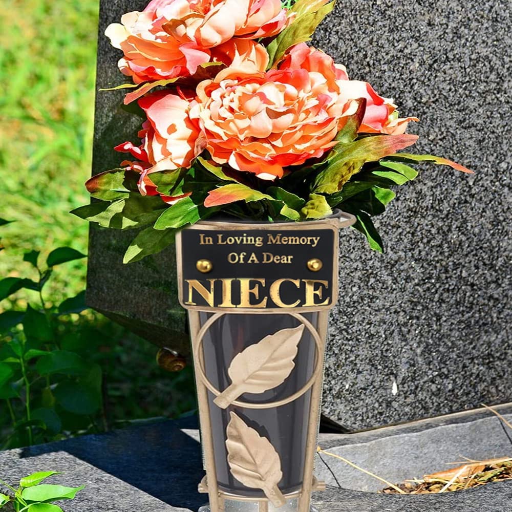 Grave Vases with Spike Grave Ornaments - Image 3
