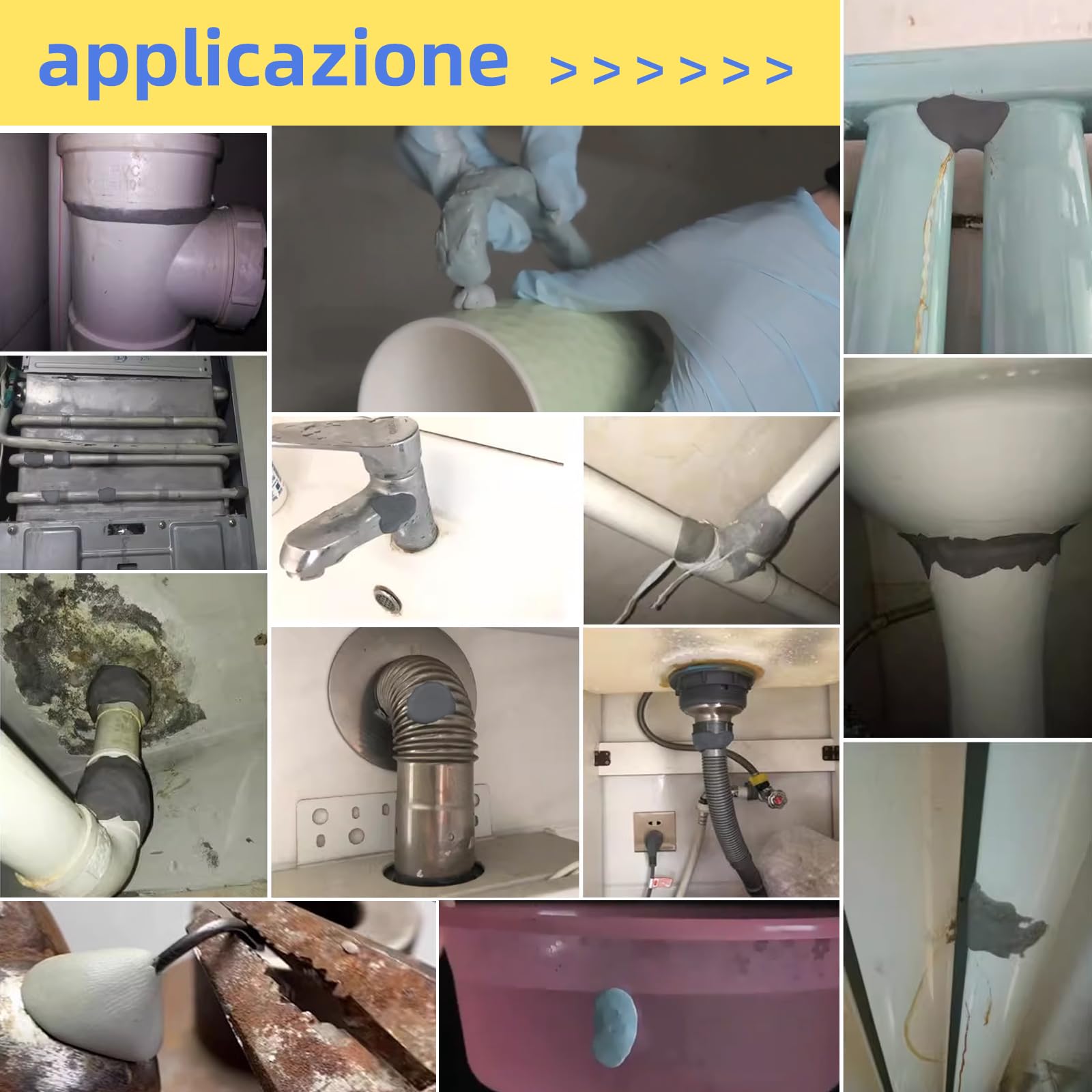 LOCBONDSO Epoxy Putty,Stucco epossidico bicomponente