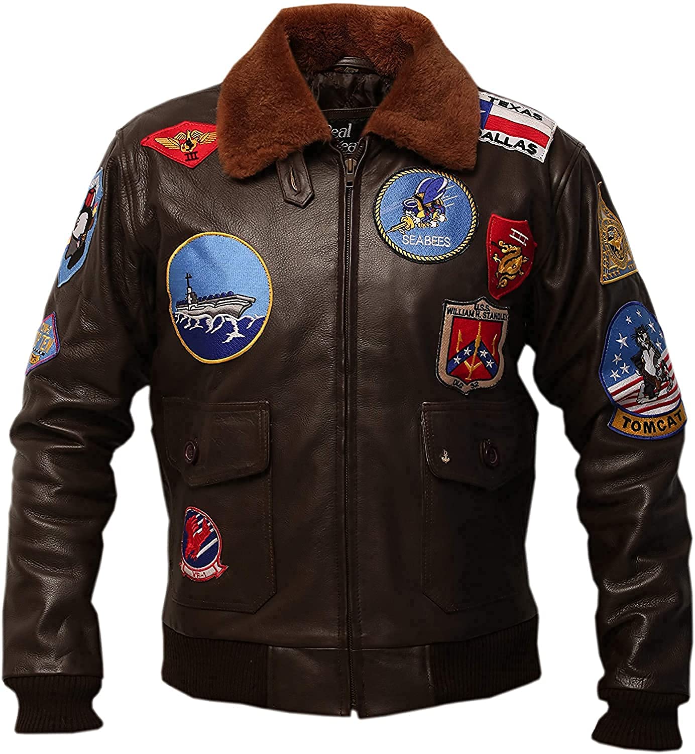 Buy Mens Reproduction Top Gun Maverick G1 Leather Flight Bomber Tom