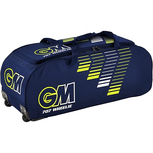 Gunn & Moore GM 707 Premium Cricket Kit Bag, Full Size (707 Wheelie & 707 Duffle)