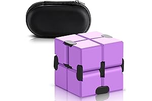 Fidget Cube: Infinity Cube De-stress Gadget in Captivating Pink
