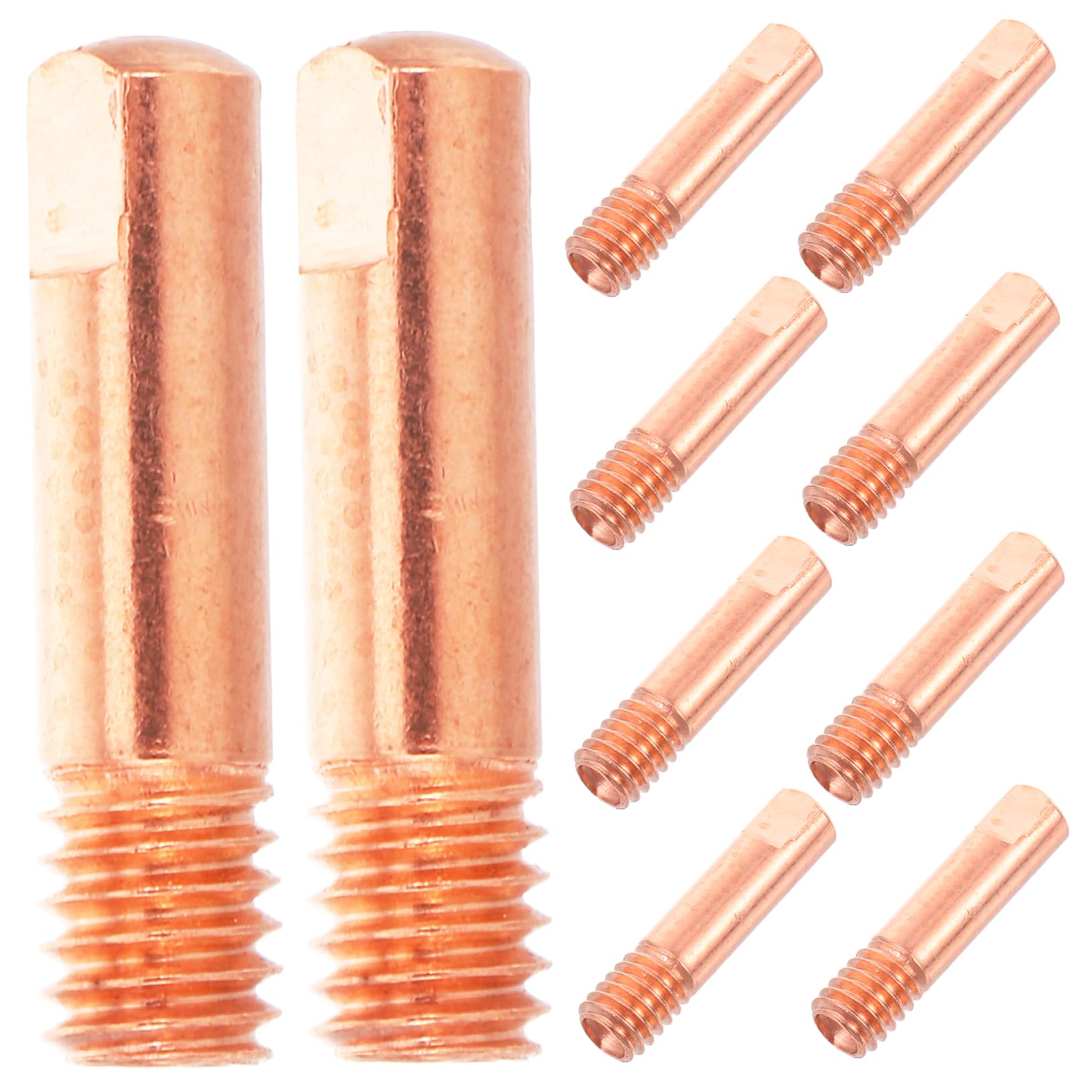 Housoutil Welding Nozzle Kit 10pcs Plastic Round Nozzles Cleaning Tips for Welding Accessories