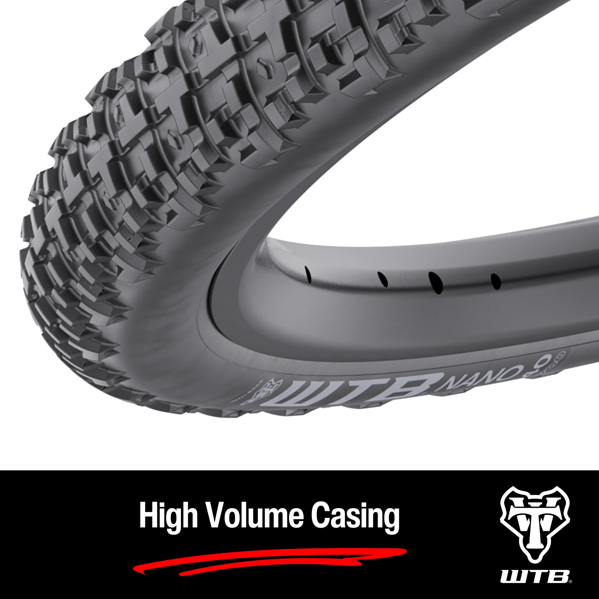 WTB Nano 700 x 40 Gravel & Cyclocross Bike Tire, Wire Bead, Lightweight Fast Rolling, 30tpi, Black Sidewall, DNA Compound, Built fot Hardpack, Dirt, and Gravel Conditions