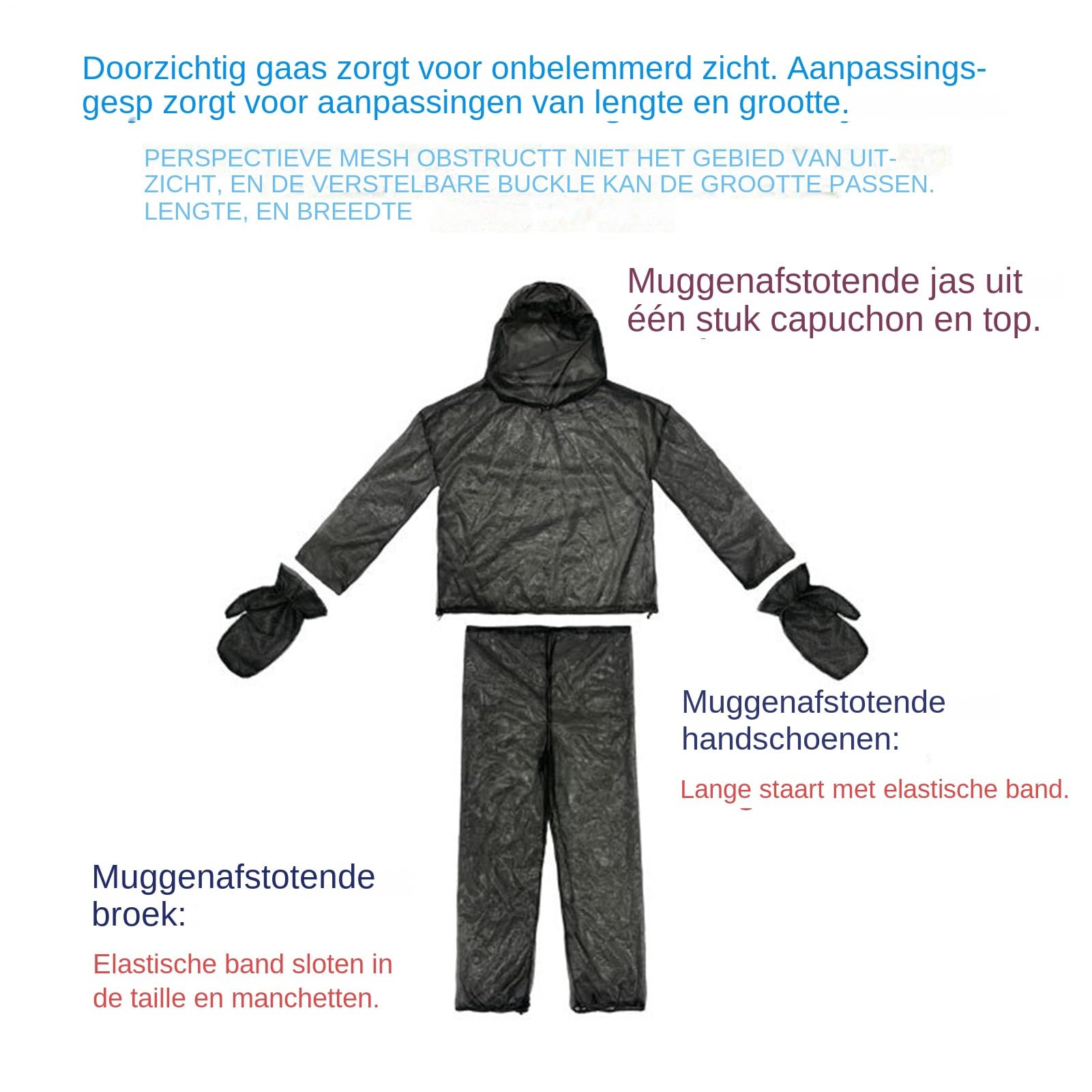 Tuta in rete repellente per insetti per tutto il corpo | Giacca e pantaloni antizanzare estivi, indumenti protettivi estivi con guanti per gli amanti dello sport viaggiatori donne uomini giardinieri