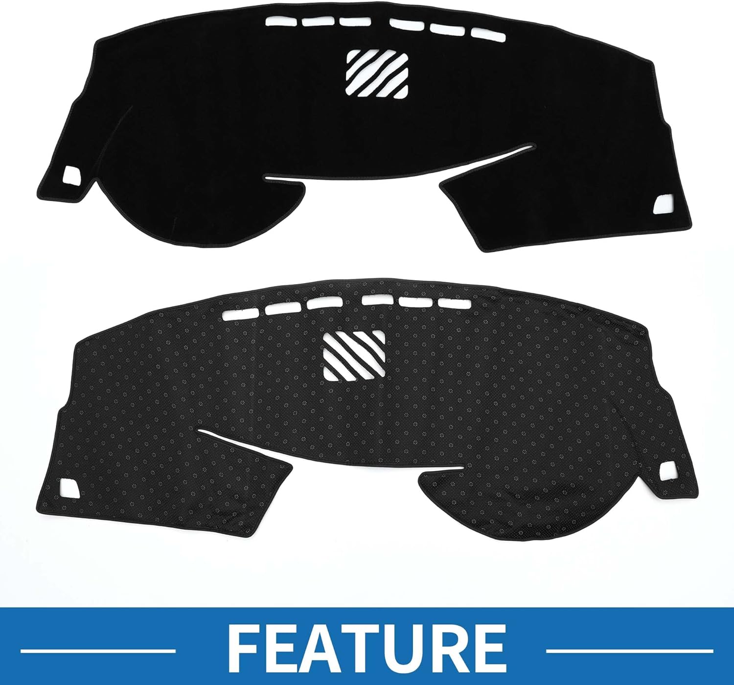 Dash Cover Non-Slip Dashboard Carpet Mat for Lexus RX350 2010-2015 Polyester Black