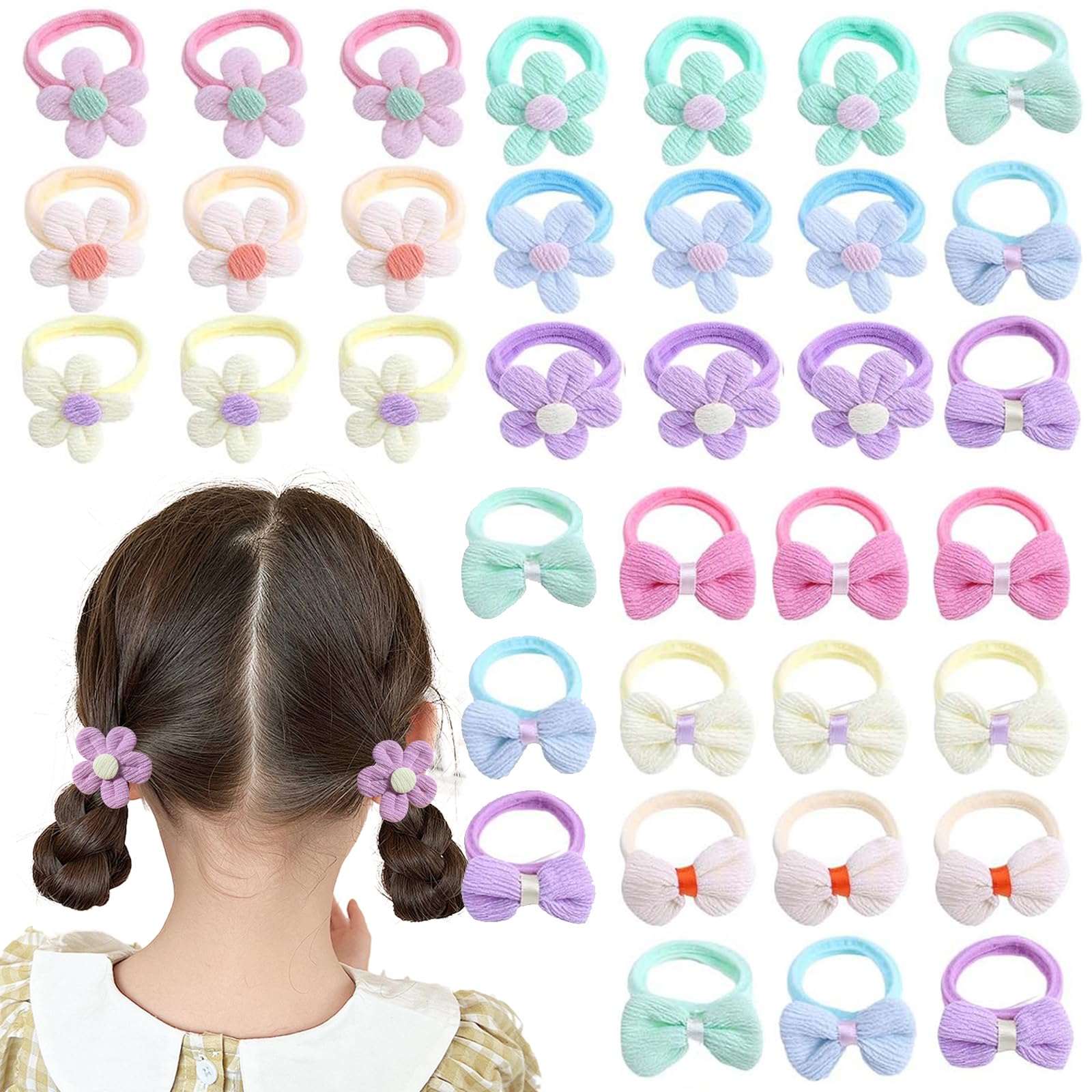 MLPKOI 36PCS Kids Hair Bands