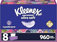 Vista 7 de Kleenex - Pañuelos faciales ultrasuaves, 1 caja plana, 110 pañuelos