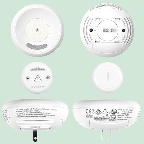 Miniatura 8 de Rodger - Kit de alarma inalámbrica para enuresis de cama, sistema de alarma de humectación de cama más eficaz para niños, incluye 2 calzoncillos con