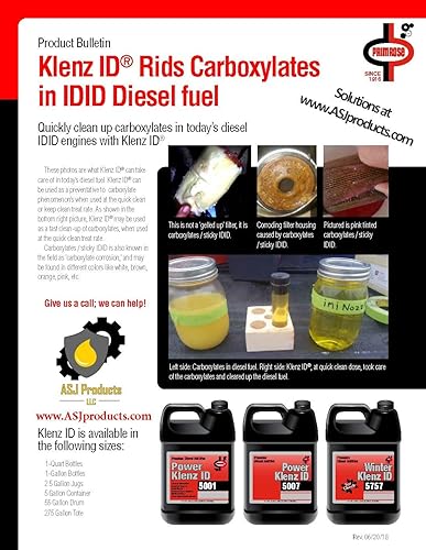 Miniatura 4 de PRIMROSE Power Klenz ID 5007 Premium Select - Aditivo para combustible diésel