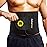 ActiveGear Waist Trimmer Belt for Stomach and Back Lumbar Support, Medium: 8 x 42 - Yellow