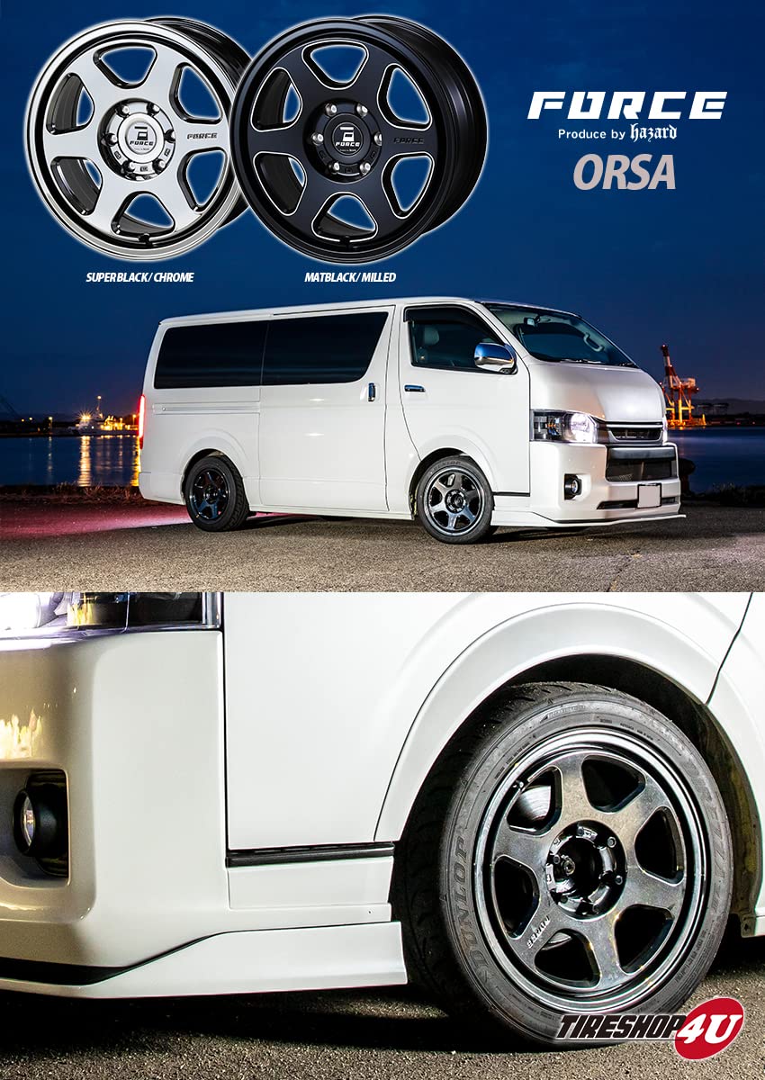 Amazon | FORCE ORSA フォース オルサ 18x7.5J 6/139.7 +35 MBP マット 