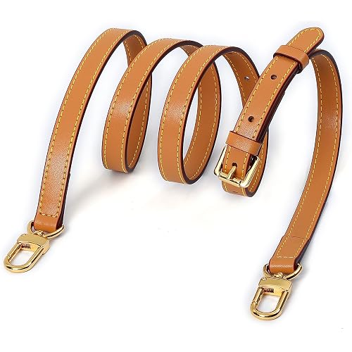 Vachetta Leather Adjustable Crossbody Strap for Women's Crossbody Handbags