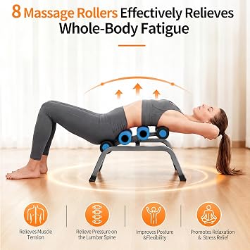 Mini Inversion Table, Spinal Decompression Table Rollers