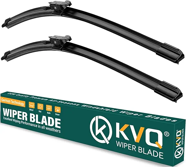KVQ Windshield Wiper Blades Replacement for Toyota Tundra 2007-2021, Toyota Sequoia 2008-2022 Original Factory Quality - 26" 23" (Pack of 2)