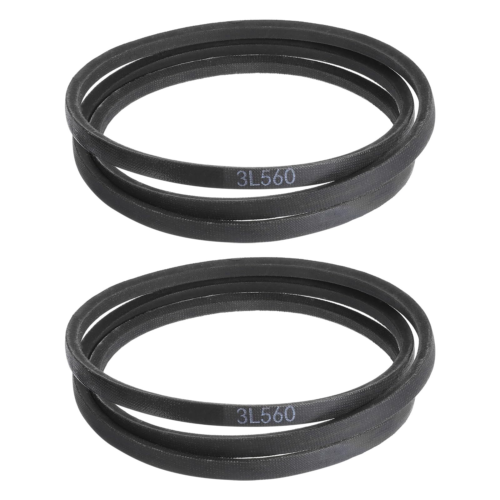 uxcell 3L240 Classic Wrapped Rubber V-Belt, 24"(610mm) Outside Circumference, 3L Profile V Belt 3/8" Width 7/32" Height — view 212