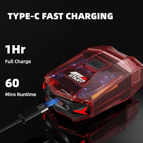 Miniatura 3 de Cyberpunk Mini afeitadora eléctrica, maquinilla de afeitar eléctrica portátil para hombres, pantalla inteligente, IPX7 impermeable, afeitado húmedo