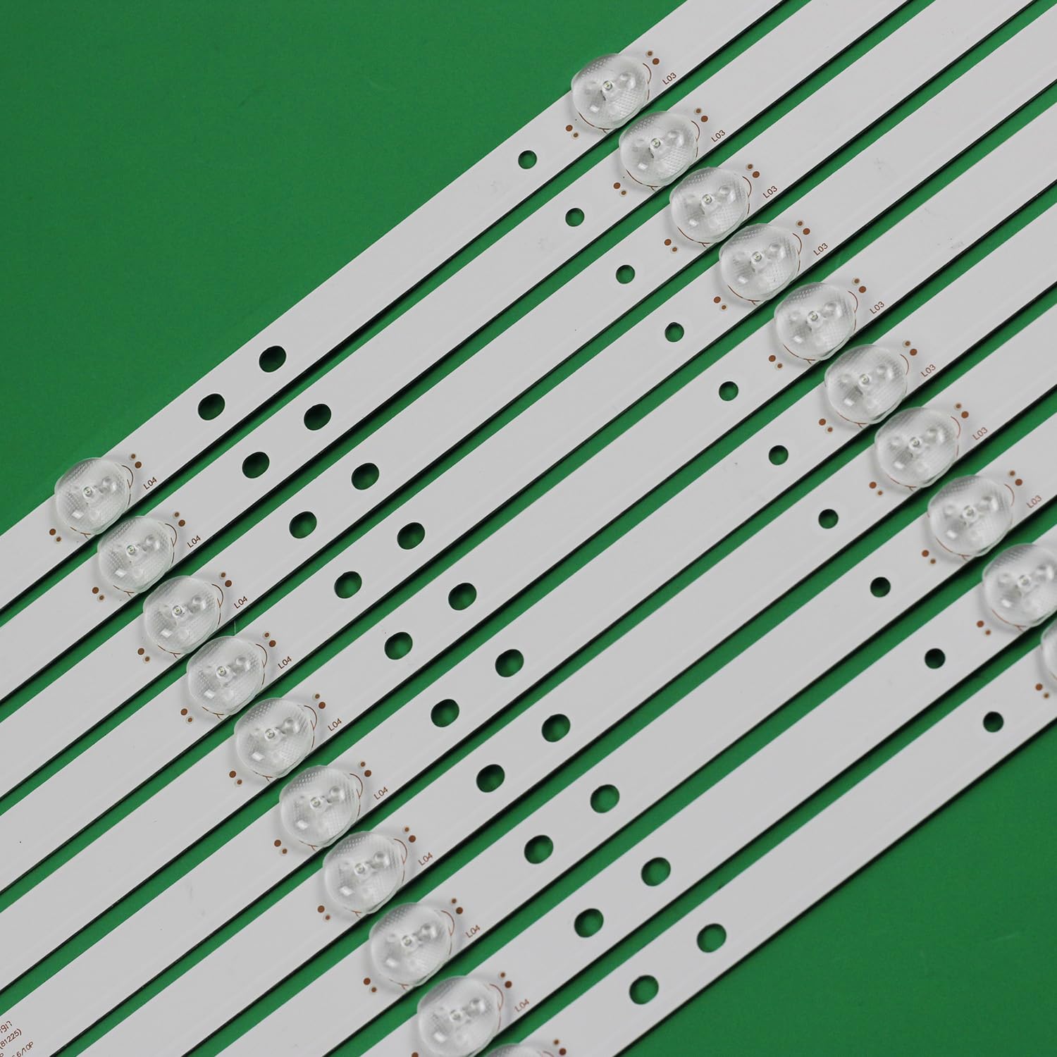 Lot de 10 Bandes LED CELED58419B7 E58DM1200, compatibles Fit for Les systèmes TD K58DLJ10US TVLED584K01 D58-M30 JS-D-JP58DM-051EC (81225) E58DM1000