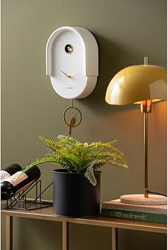 Karlsson Wall Clock 'Cuckoo Tweet' - WHITE (KA6069WH)