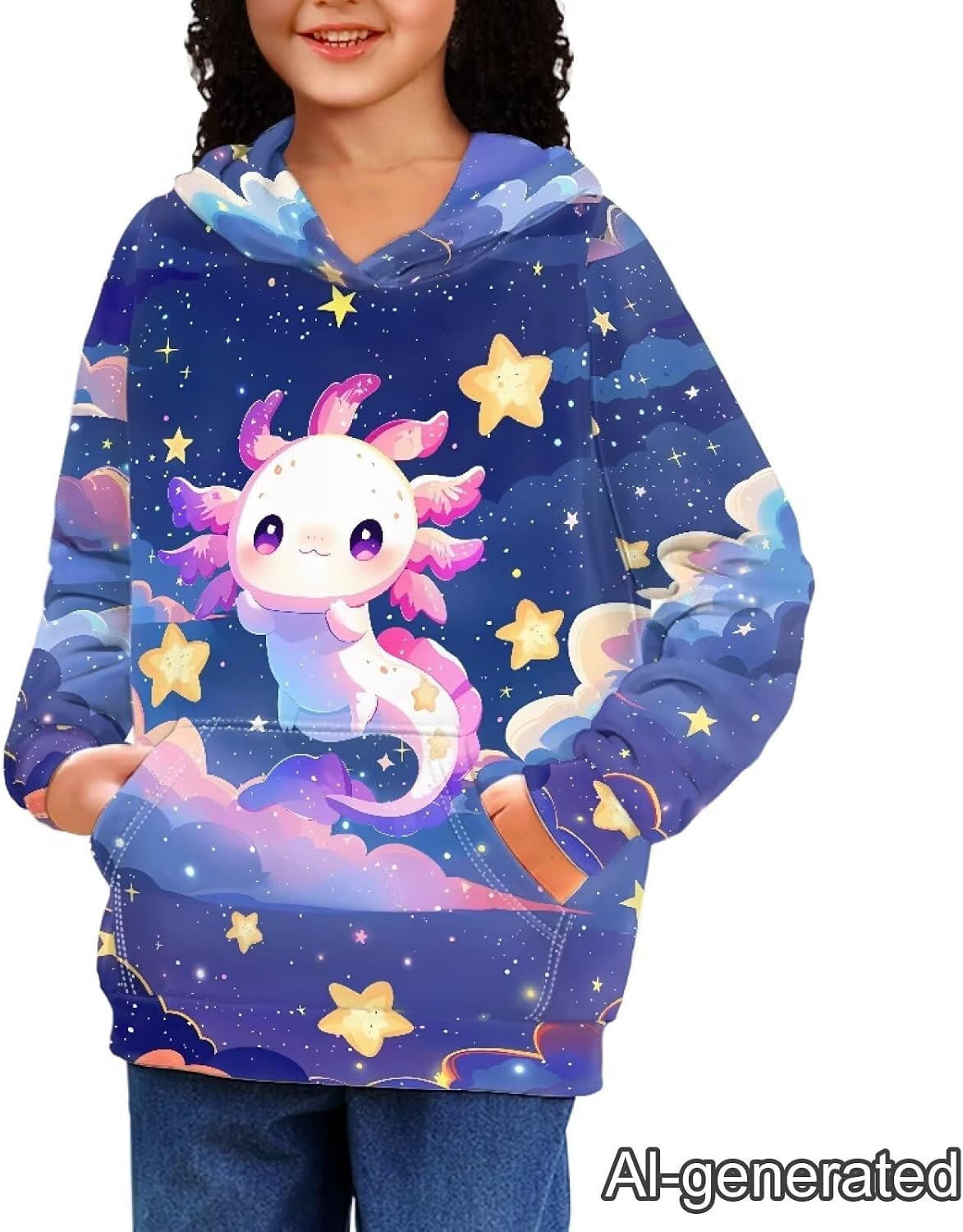 Renewold Kids' Hoodies Youth Girls Boys Sweatshirt with Pocket Pullover Long