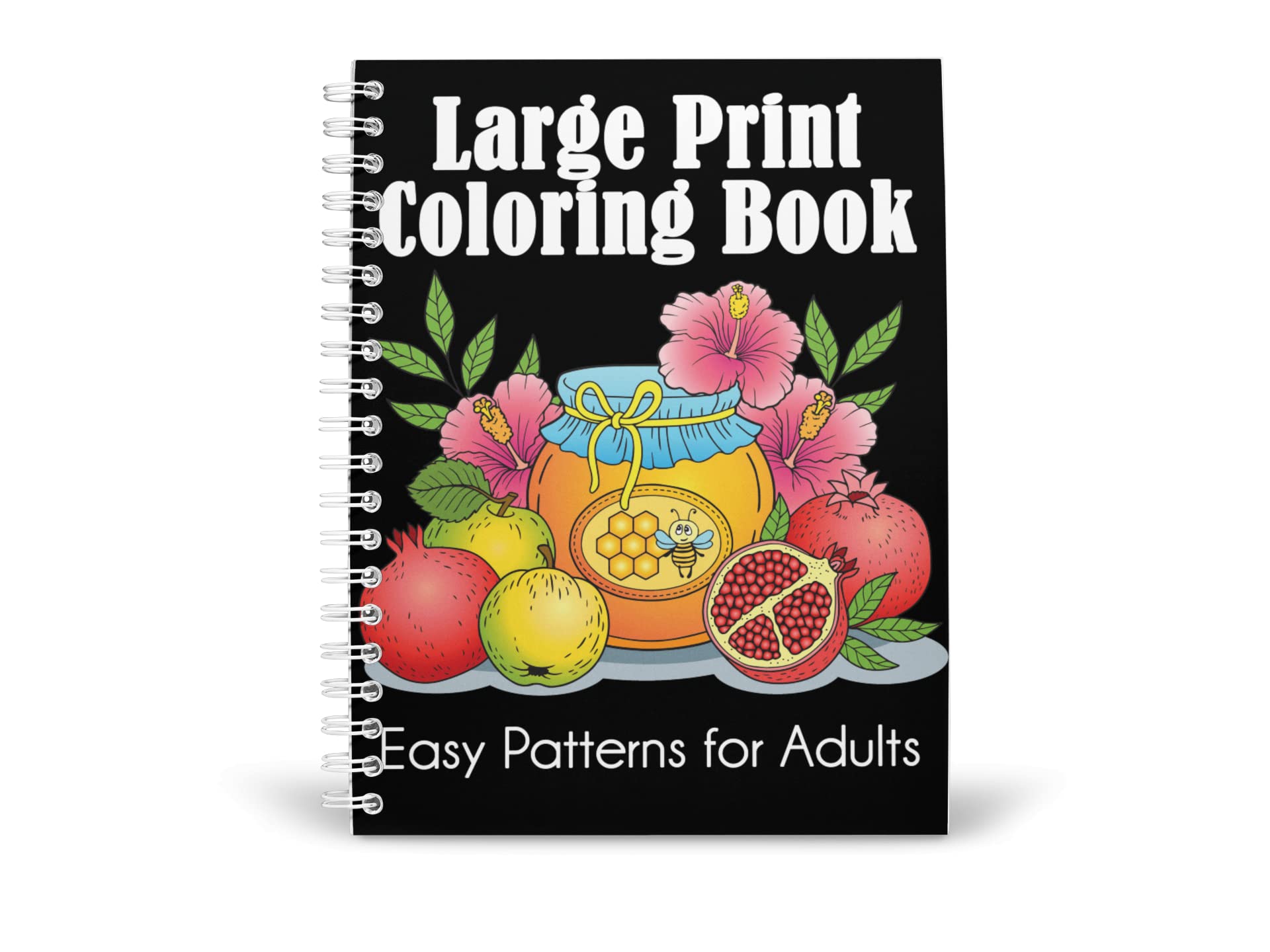 Large Print Coloring Book: Easy Patterns for Adults