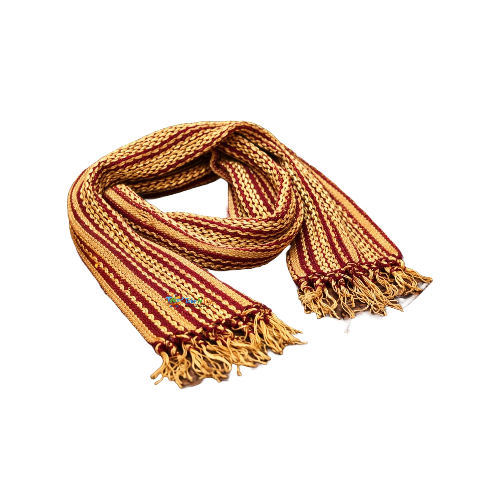 Cotton Blend Festive Stole for Men & Women | Maroon & Gold Traditional Dupatta | Designer Woven Stole for Wedding, Festival, & Special Occasions 1 Piece (2.25 Meters Length)-image-39
