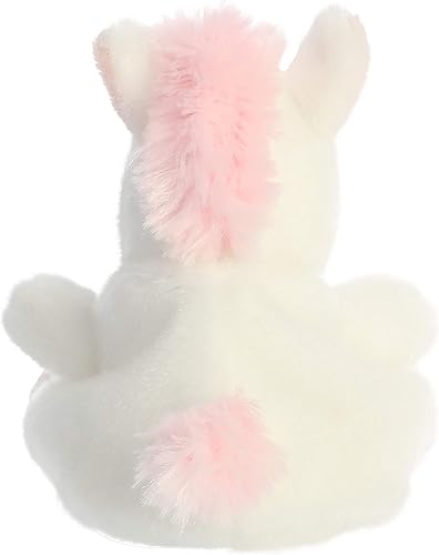 Miniatura 4 de Aurora® Adorable animal de peluche Palm Pals™ Sassy Unicorn™ – Juego de bolsillo – Diversión coleccionable – Blanco 5 pulgadas