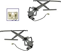 Vista 136 de TRQ Juego de regulador de ventana eléctrica delantera y motor compatible con Ford Ranger 1993-2011 1994-2009 Mazda B2300 1998-2001 B2500 1994-2007