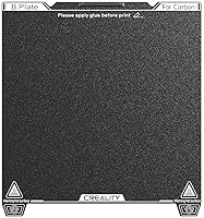 Vista 21 de Kit de placa de construcción Creality K1 Max 315 * 310mm, plataforma de impresora 3D con superficie PEI mate y sin adhesivo magnético suave para K1