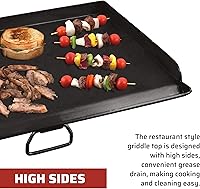 Vista 4 de Camp Chef SG60 Deluxe Double Burner Steel Professional Griddle (Steel)