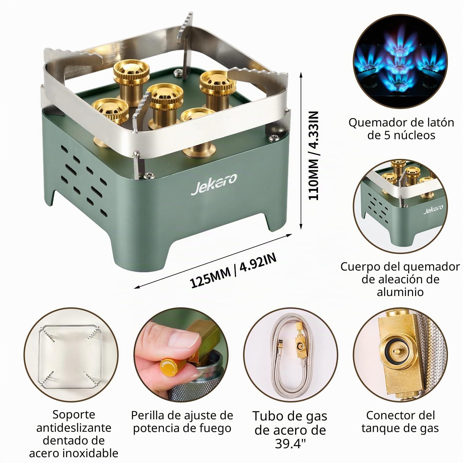 9000w Hornillo de Camping Portátil Hornillo acampada De Gas
