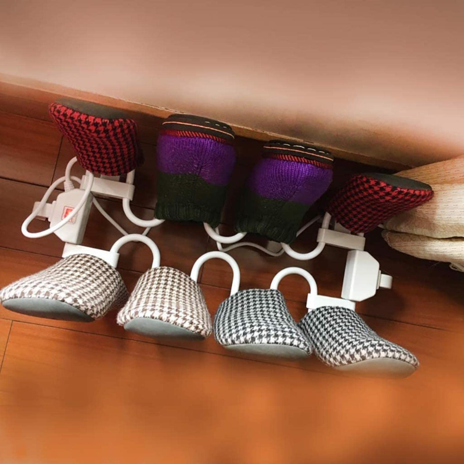Asciugatrice deumidificatrice per Scarpe, Asciugatrice elettrica per Scarpe in Piedi, Riscaldatore a Secco, Porta-Stivali, Deumidificatore, Scalda-Stivali, Essenziali Invernali per la famigl